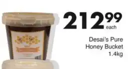 Save Hyper Desai's Pure Honey Bucket offer