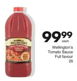 Save Hyper Wellington's Tomato Sauce Full Flavour offer