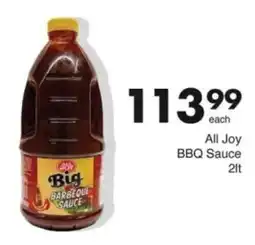 Save Hyper All Joy BBQ Sauce offer