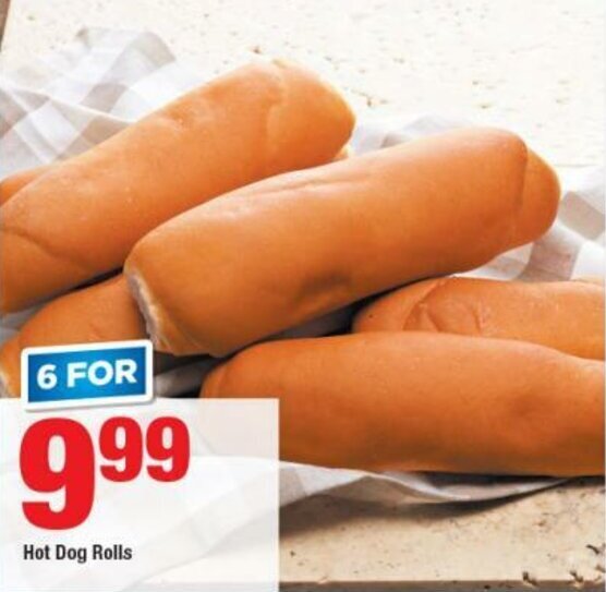 Hot Dog Rolls 6's offer at OK Foods
