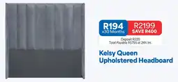OK Furniture Kelsy Queen Upholstered Headboard offer
