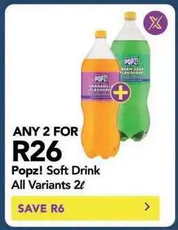 Shoprite Popz! Soft Drink offer