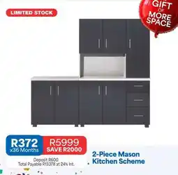 OK Furniture 2-Piece Mason Kitchen Scheme offer