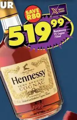 Shoprite Hennessy VS Cognac-750ml offer