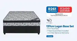 OK Furniture 137cm Logan Base Set offer