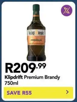 Shoprite KLIPDRIFT PREMIUM BRANDY 750ml offer