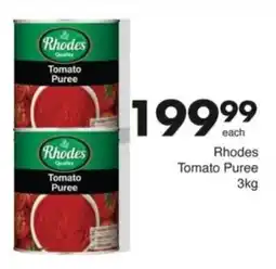 Save Hyper Rhodes Tomato Puree offer
