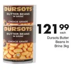 Save Hyper Dursots Butter Beans In Brine offer