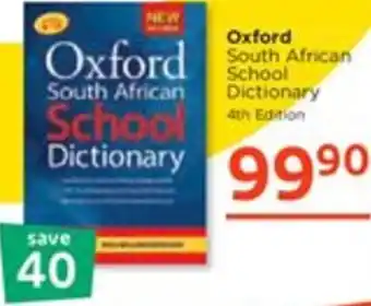 CNA Oxford South African School Dictionary 4th Edition offer