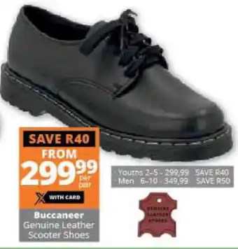 Buccanear Genuine Leather Scooter Shoes