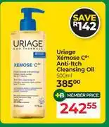 Dis-Chem Uriage Xemose C8+ Anti Itch Cleansing Oil-500ml offer