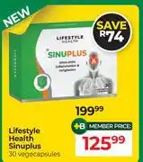 Dis-Chem Lifestyle Health Sinuplus 30 Vegecapsules offer