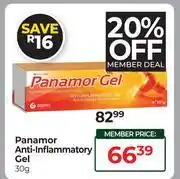 Dis-Chem Panamor Anti Inflammatory Gel-30g offer