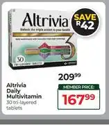Dis-Chem Altrivia Daily Multivitamin 30 Tri Layered Tablets offer