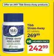 Dis-Chem Tibb Stress Away 60 Tablets offer