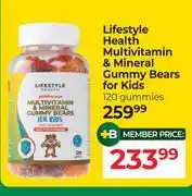Dis-Chem Lifestyle Health Multivitamin & Mineral Gummy Bears For Kids 120 Gummies offer
