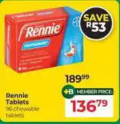 Dis-Chem Rennie Tablets 96 Chewable Tablets offer