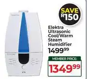 Dis-Chem Elektra Ultrasonic Cool/Warm Steam Humidifier offer