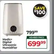 Dis-Chem Medic+ Digital Ultrasonic Humidifier offer