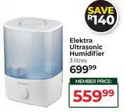 Dis-Chem Elektra Ultrasonic Humidifier-3L offer