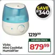 Dis-Chem Vicks Mini Cool Mist Humidifier offer