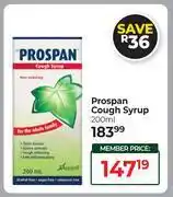 Dis-Chem Prospan Cough Syrup-200ml offer