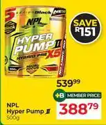 Dis-Chem NPL Hyper Pump #-500g offer