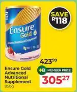 Dis-Chem Ensure Gold Advanced Nutritional Supplement-850g offer
