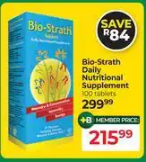 Dis-Chem Bio-Strath Daily Nutritional Supplement 100 Tablets offer