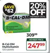 Dis-Chem B-Cal-DM Multivitamin 100 Tablets offer