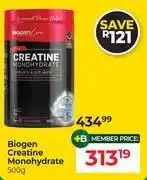 Dis-Chem Biogen Creatine Monohydrate-500g offer