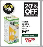 Dis-Chem Flutex Cough Mixture-100ml offer
