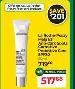 Dis-Chem La Roche Posay Mela B3 Anti Dark Sports Corrective Protective Care SPF30-40ml offer