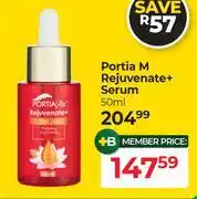 Dis-Chem Portia M Rejuvenate+ Serum-50ml offer