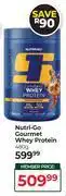 Dis-Chem Nutri-Go Gourmet Whey Protein-480g offer
