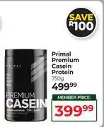 Dis-Chem Primal Premium Casein Protein-750g offer