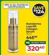 Dis-Chem Nutriderma Laserlift Collagen Serum-30ml offer