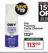 Dis-Chem Oxy Foaming Facial Cleanser-150ml offer