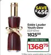 Dis-Chem Estee Lauder Youth Dew EDP-67ml offer