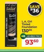 Dis-Chem L.A.Girl Tinted Foundation offer