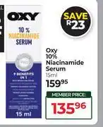 Dis-Chem Oxy 10% Niacinamide Serum-15ml offer