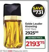Dis-Chem Estee Lauder Knowing EDP-75ml offer