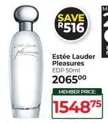 Dis-Chem Estee Lauder Pleasures EDP-50ml offer