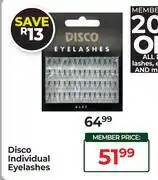 Dis-Chem Disco Individual Eyelashes offer