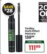 Dis-Chem Yardley Multi Effect Mascara offer
