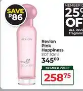 Dis-Chem Revlon Pink Happiness EDT-50ml offer