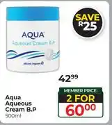 Dis-Chem Aqua Aqueous Cream B.P-For 2 x 500ml offer
