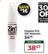 Dis-Chem Passion Pro 2 In 1 Mascara offer