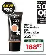 Dis-Chem Bronx Masterclass Pro Foundation offer