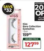 Kiss Bare Collection Eyelashes 1 Pair